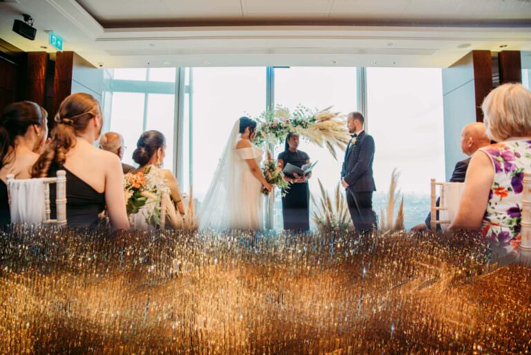 Shard Wedding Shangri La Restaurant – Sonia & David